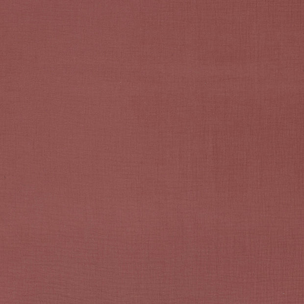 Muslin fabric Brique matte 