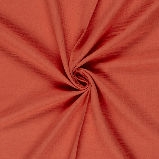 Muslin fabric Coral 