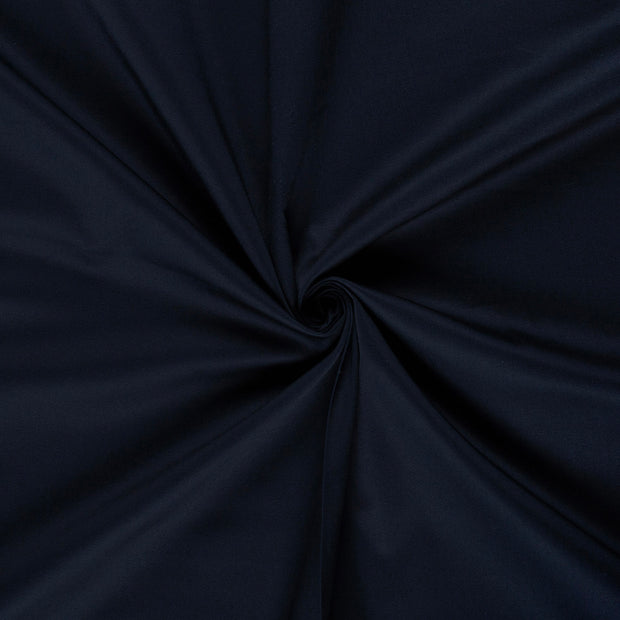 Cotton Satin fabric Navy 