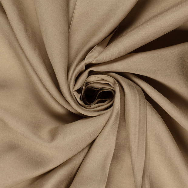 Viscose Nylon Twill fabric Unicolour Beige