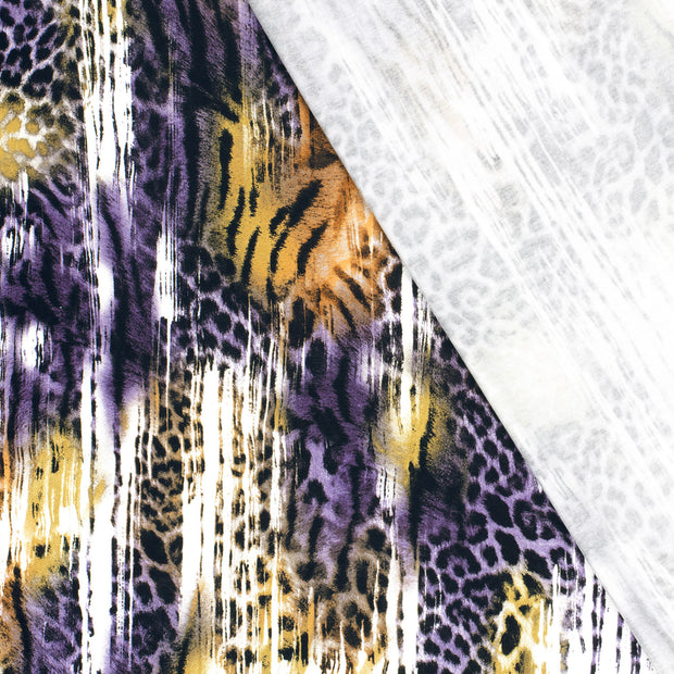 Viscose Jersey fabric Panther printed 