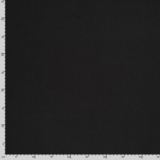Baumwolle Jersey GOTS fabrik Uni Schwarz