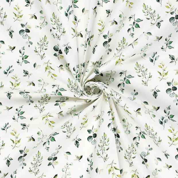 Panama fabric Off White digital printed 