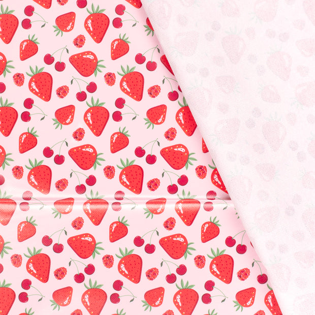 Hule tela Fresas estampado 