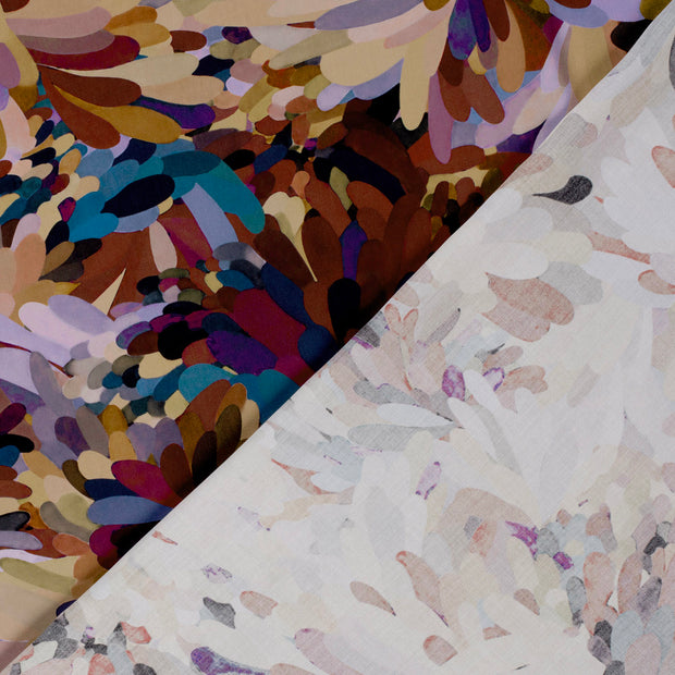 Popeline de Viscose tissu Abstrait imprimé 