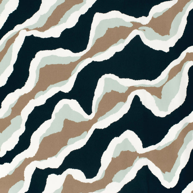 Cotton Satin fabric Navy silk matte 