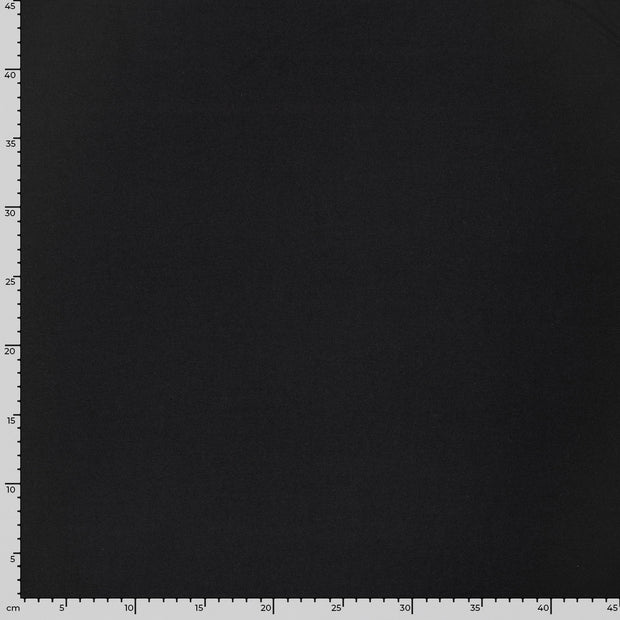 Bengaline fabric Unicolour Black