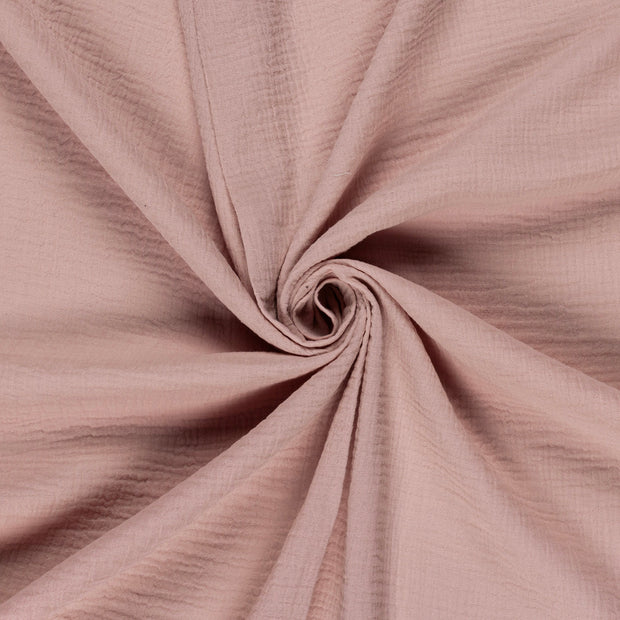 Muslin fabric Old Pink
