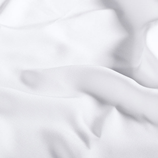 Viscose Poplin fabric Unicolour Optical White