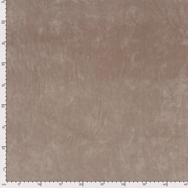 Velvet fabric Unicolour Beige