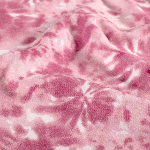 French Terry fabric Abstract Old Pink