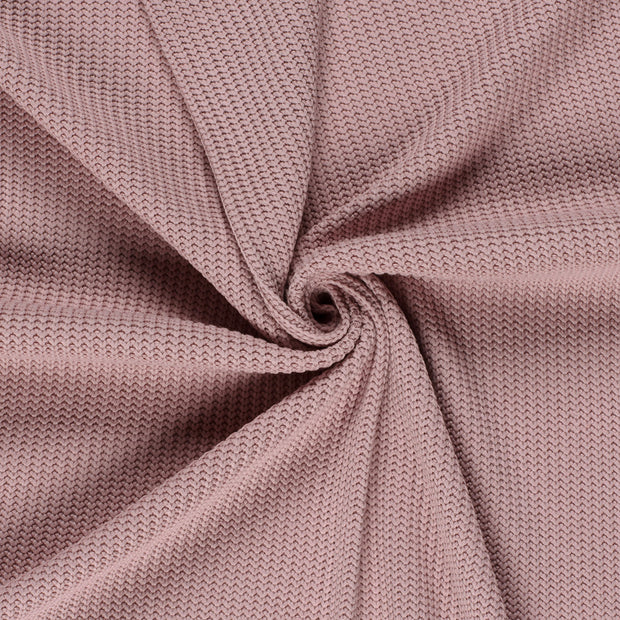Heavy Knit fabric Light Pink 