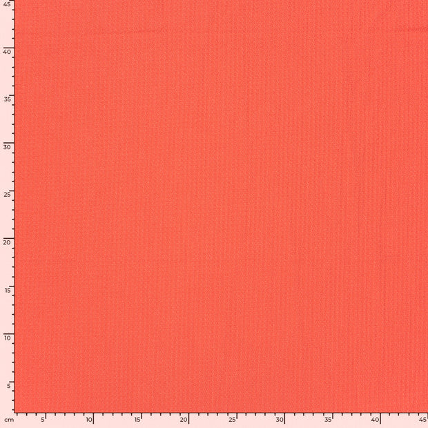Polyester Bubble fabrik Uni Coral