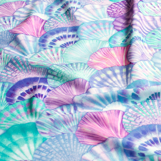 Swimwear Jersey UPF50 Recycled fabric Shells Baby Blue