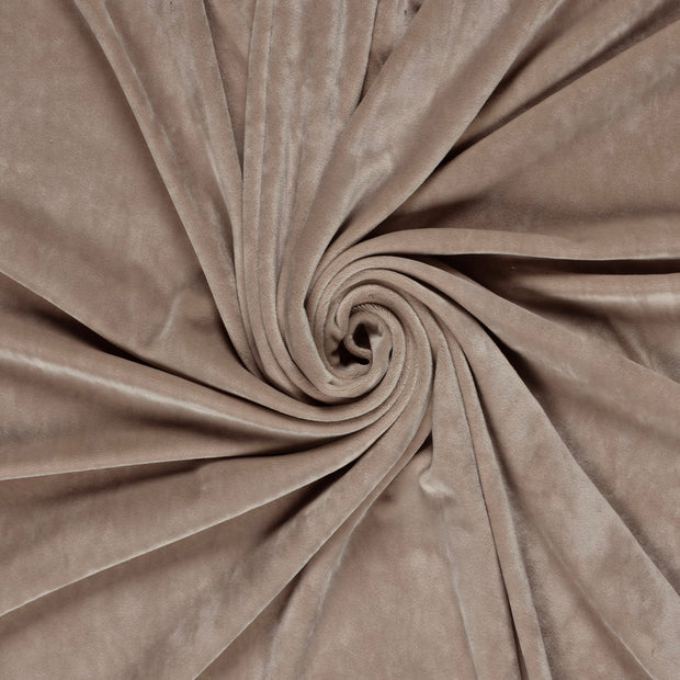 Velvet fabric Beige