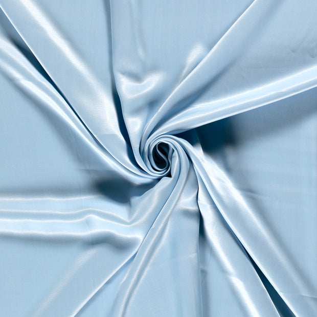 Viscose Satin fabric Baby Blue