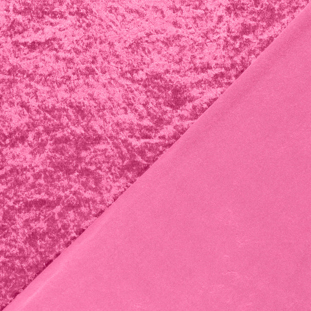 Velours fabric Unicolour crushed