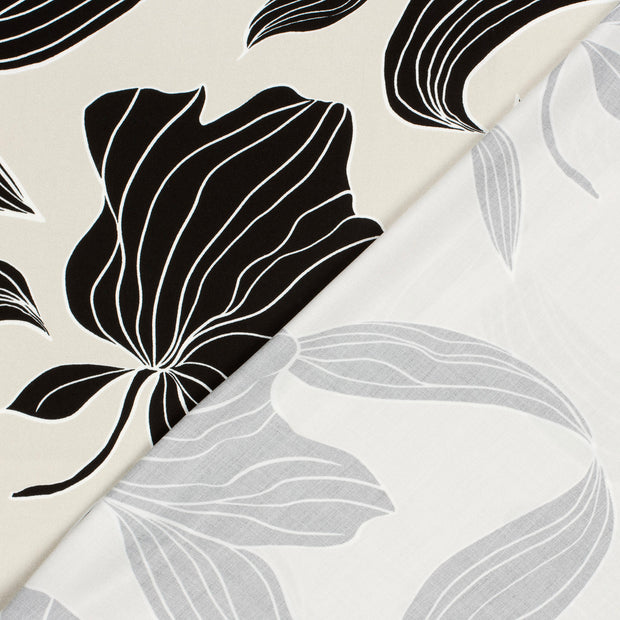 Viscose Satin fabrik Blumen bedruckt 