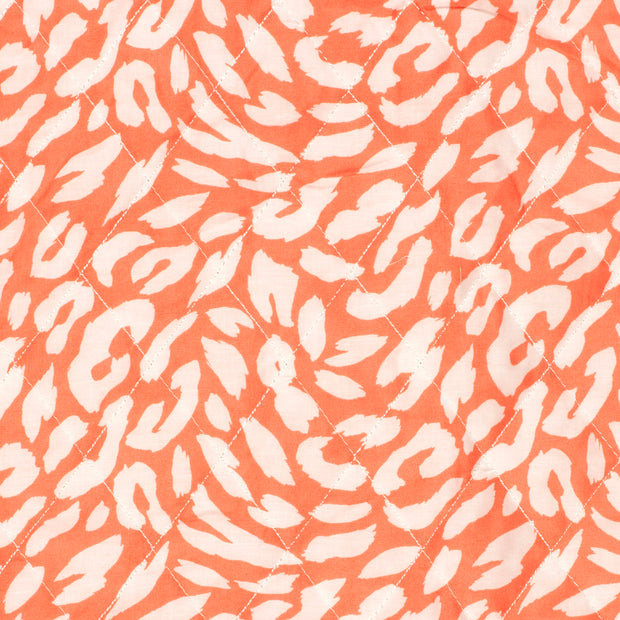 Voile fabric Panther Coral