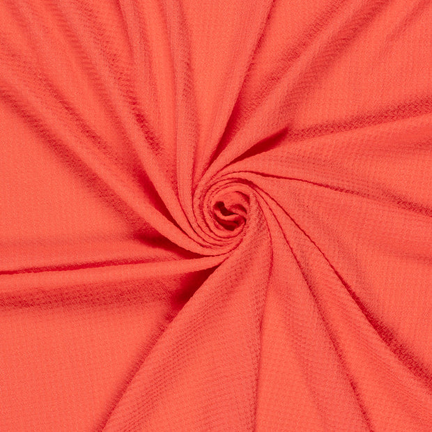 Polyester Bubble fabrik Coral 