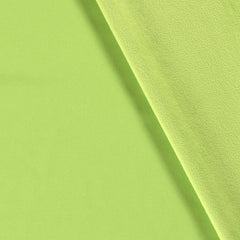 Softshell backed Unicolour Lime Green