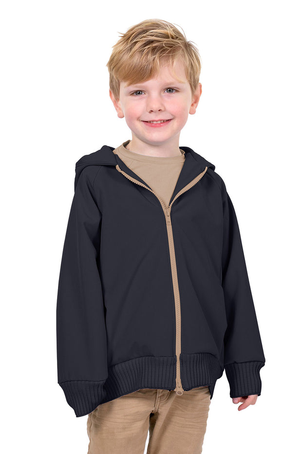 Softshell fabric Unicolour Navy