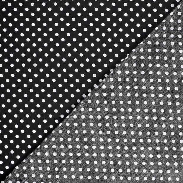Cotton Poplin fabric Dots printed