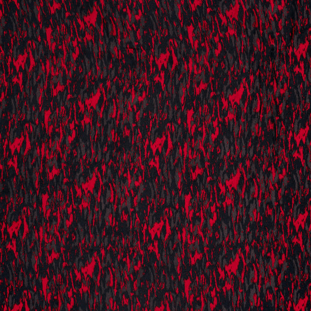 Satin Velvet stof Donker rood 