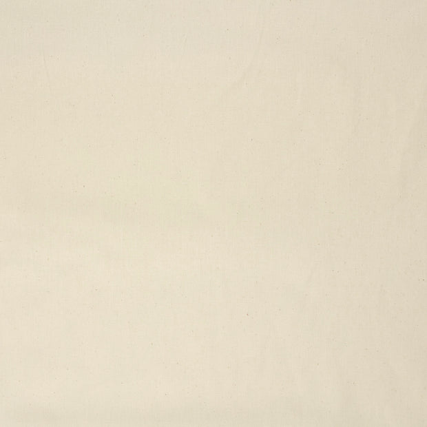 Raw Cotton fabric Off White matte 