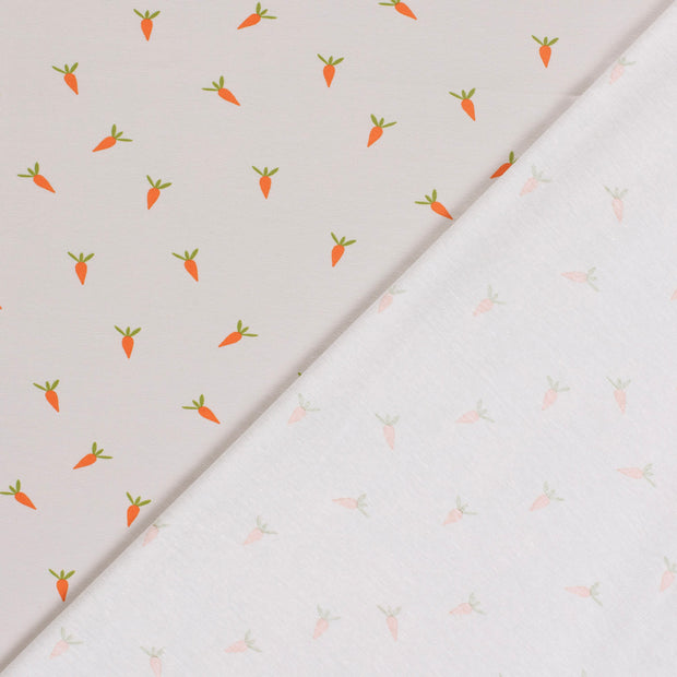 Jersey de Coton tissu légumes imprimé 
