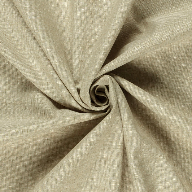 Chambré fabric Melange Olive Green