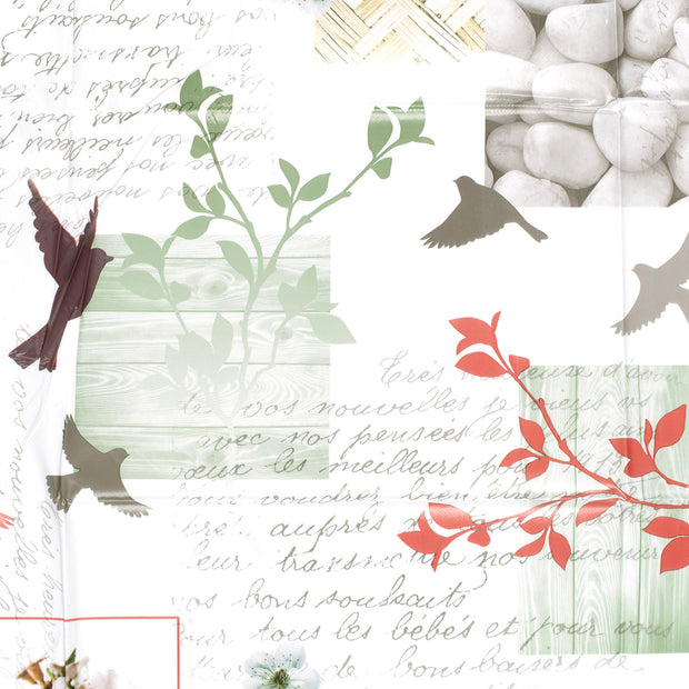 Toile Cirée tissu Blanc optique 