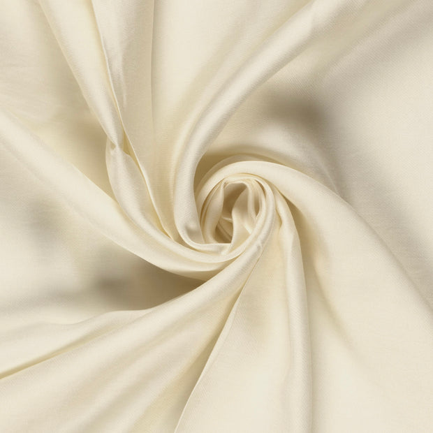 Viscose Nylon Twill fabric Unicolour Off White