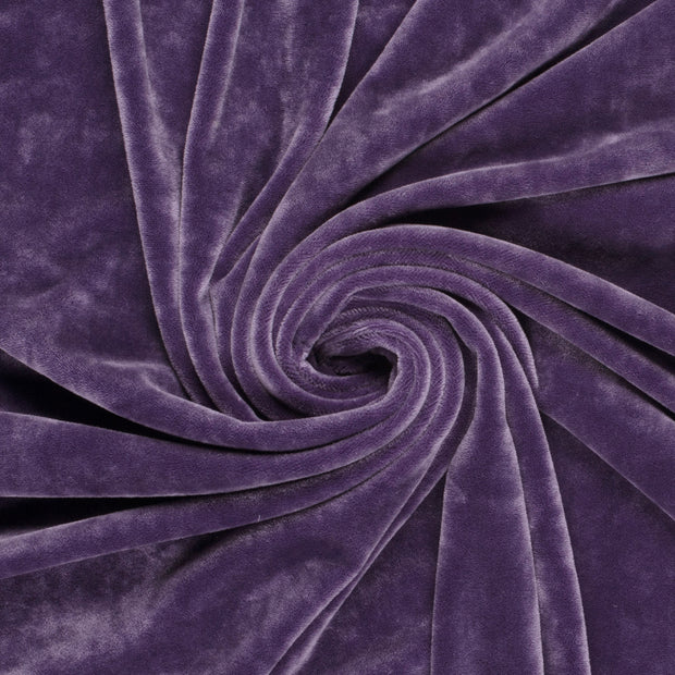 Velvet fabric Unicolour Purple