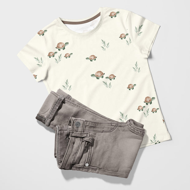 Cotton Jersey GOTS organic fabric Off White matte 