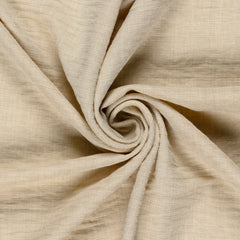 Linnenlook bedrukt Effen Beige