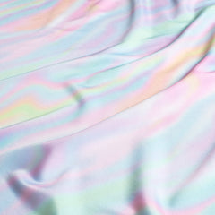 Swimwear Jersey UPF50 Recycled imprimé numérique Abstrait Bleu bébé