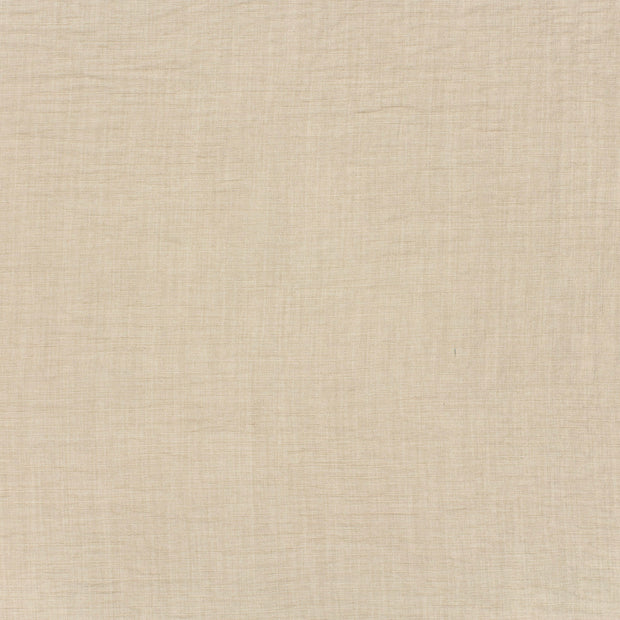 Linnenlook stof Beige half transparant 
