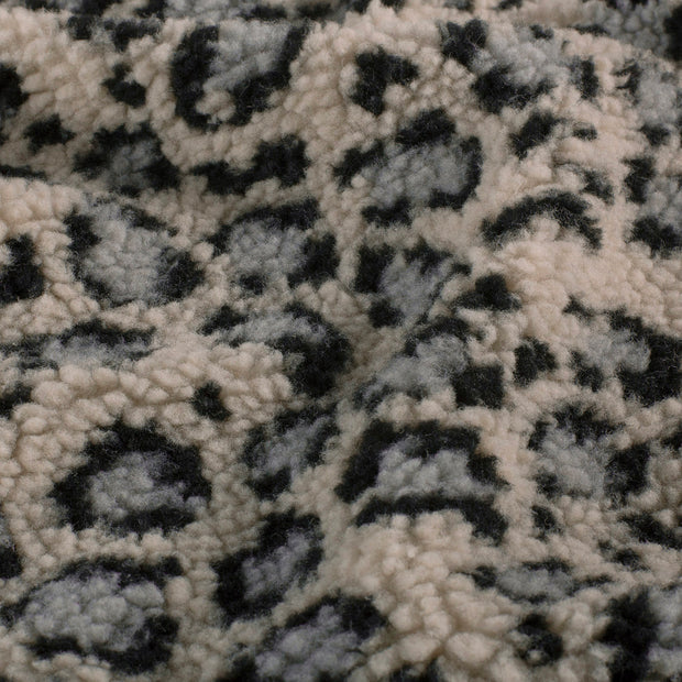 Fake Fur fabric Panther Grey