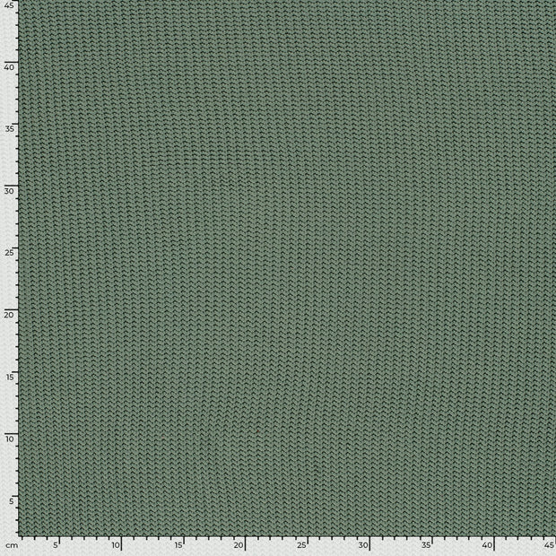 Heavy Knit fabrik Kabelstoff Altes Grün