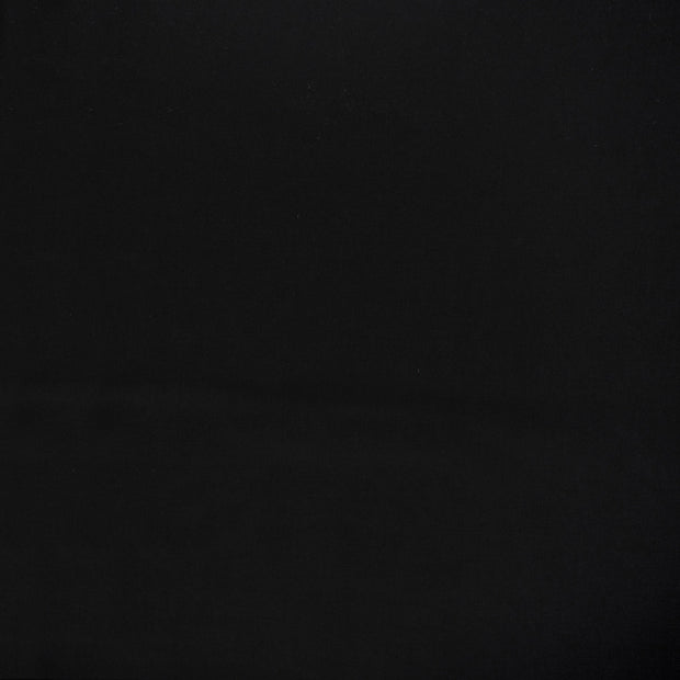Cotton Satin fabric Black matte 