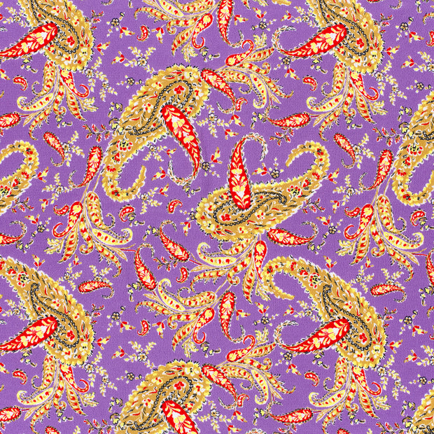 Polyester Bubble fabric Purple silk matte 