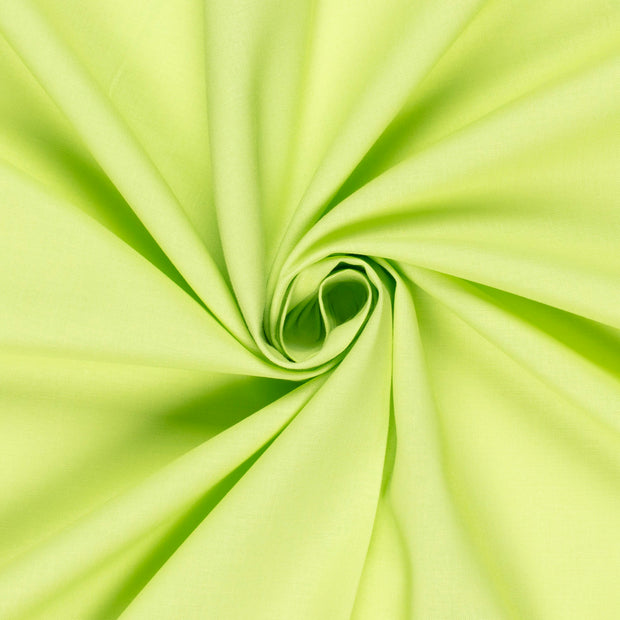 Cretonne Premium tissu Unicolore Vert Citron