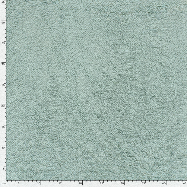 Sherpa Fleece fabrik Uni Eisblau