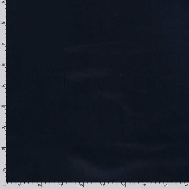 Cotton Satin fabric Unicolour Navy