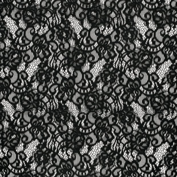 Chenille stof Zwart 