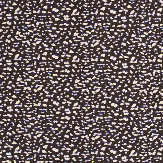 Viscose Poplin stof Donker grijs 