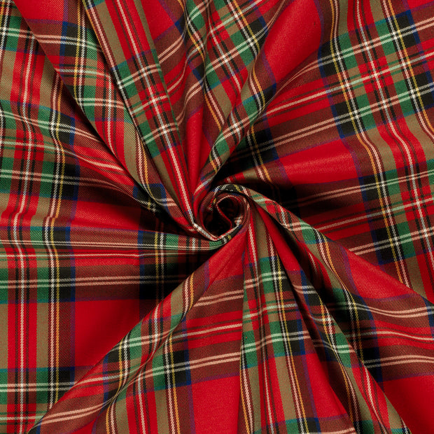 Gabardine Stretch fabric Red