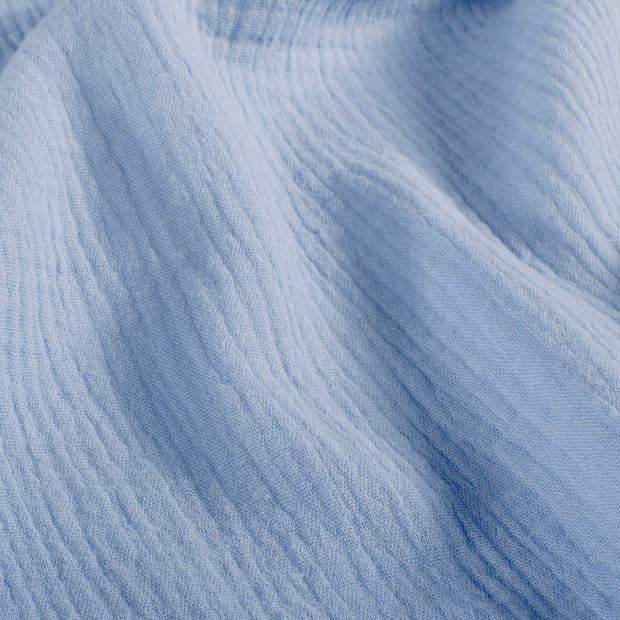 Musselin fabrik Uni Babyblau