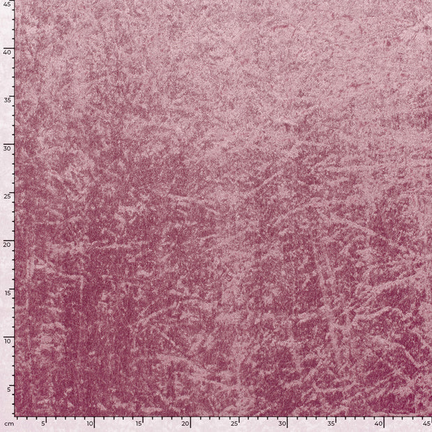 Velours fabric Unicolour Old Pink